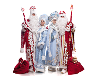 Новогоднее поздравление Деда Мороза и Снегурочки всего за 1 000 руб. от компании «Фабрика Радости»!