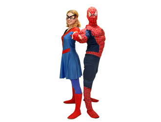 Аниматор Человек - паук (спайдермен) и Спайдергерл